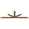 Ekena Millwork Saratoga Timber Gable Bracket, Western Red Cedar, 108"W x 36"H x 1 1/2"D x 5 1/2"F, 8/12 Pitch GBW108X36X0206SAR00SWR - alternate 2